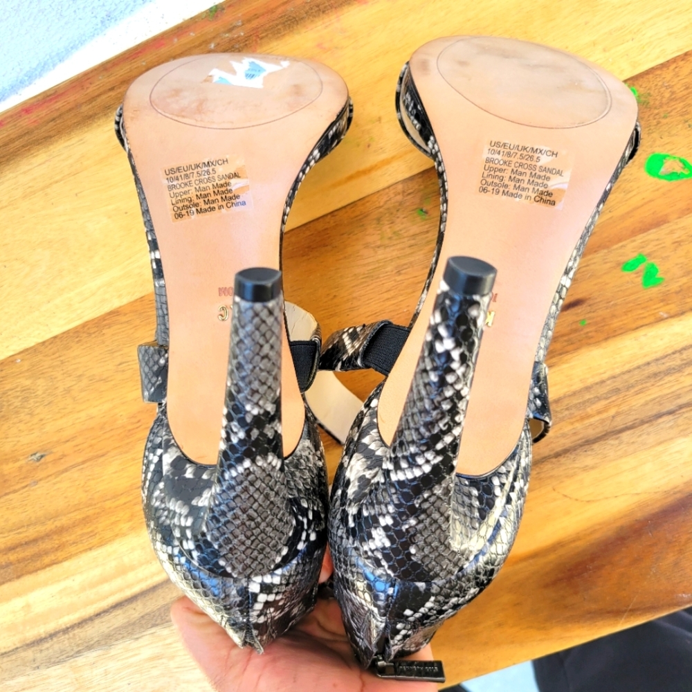 Kenneth Cole New York Brooke Cross Sandal Women's Size 10 - Picture 16 of 16
